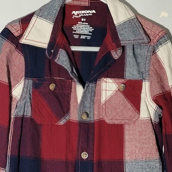 Arizona jean co. Long sleeve button down shirt size M5 - Picture 4 of 6